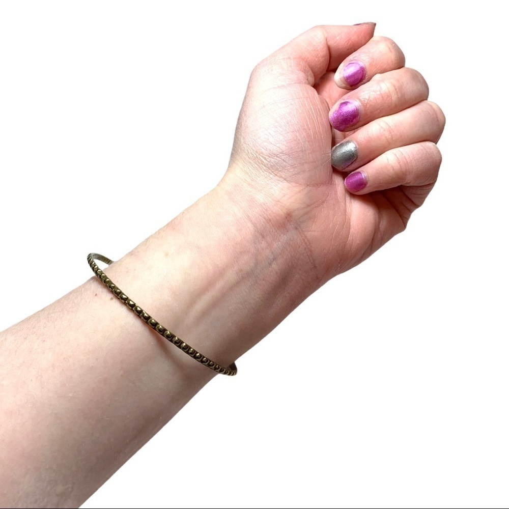 Noonday Collection Textured Bangle Bracelet - Picture 6 of 6